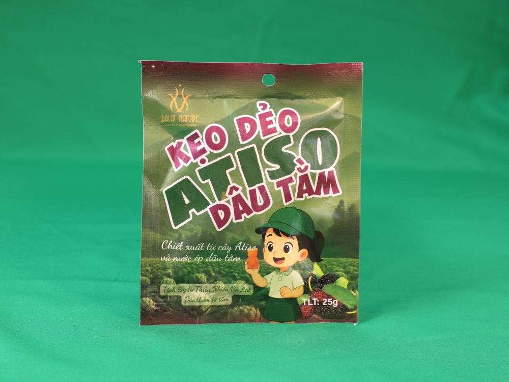 KẸO DẺO ATISO DÂU TẰM GÓI 150GR