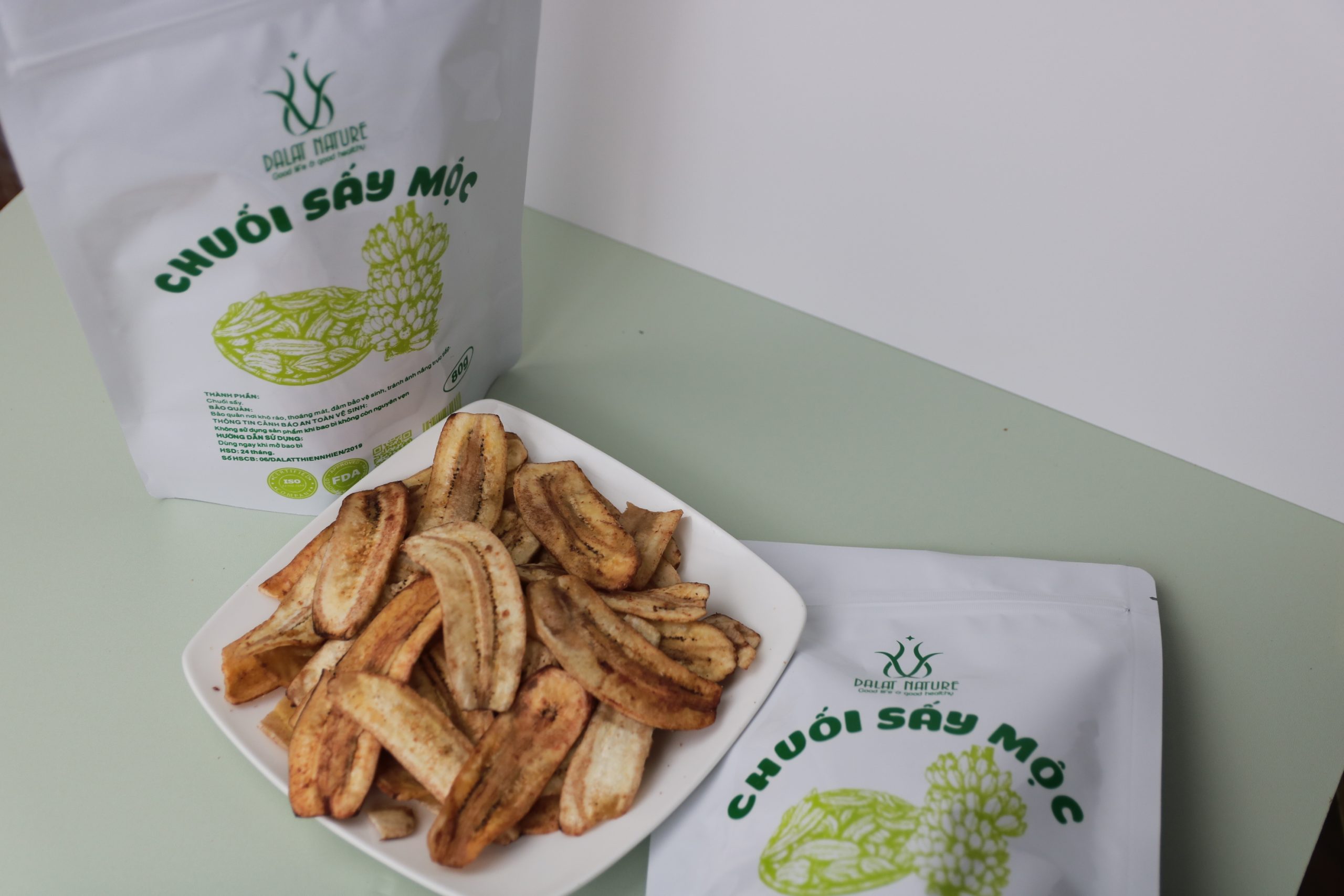 CHUỐI SẤY MỘC GÓI 80G