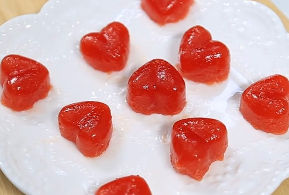 GÓI KẸO DẺO ATISO + DÂU TRÁI TIM 1KG